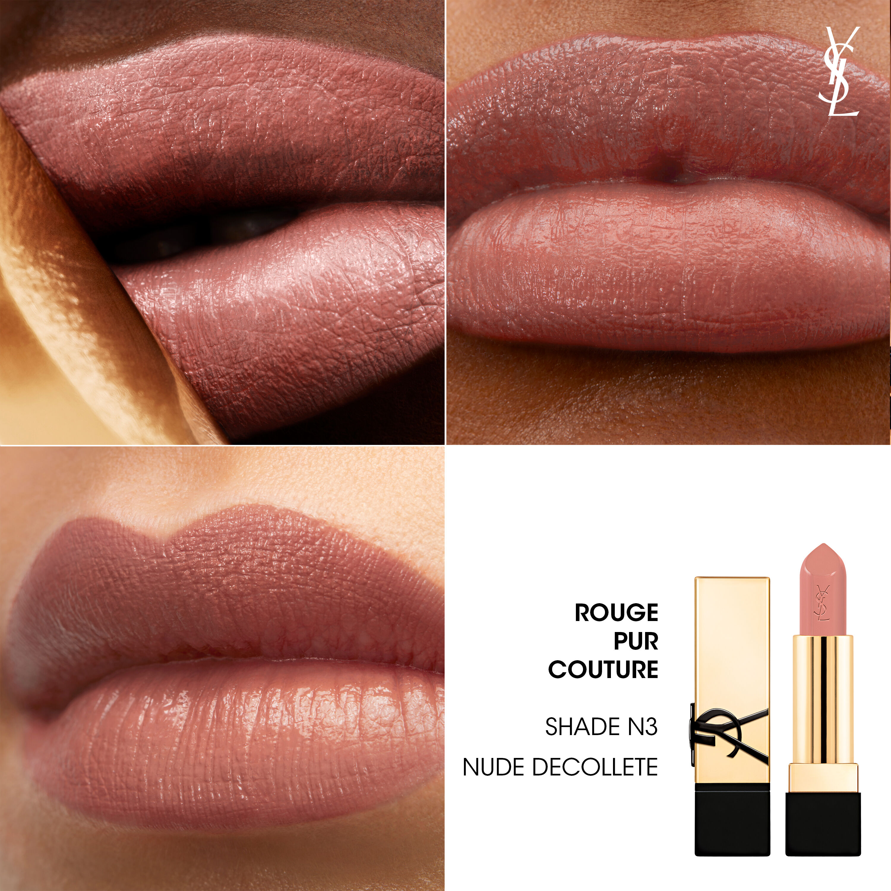 Rouge Pur Couture Satin Lipstick with Ceramides - YSL Beauty